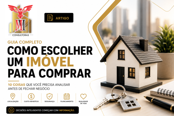 Como escolher um imóvel para comprar: 10 coisas que você precisa analisar antes de fechar negócio